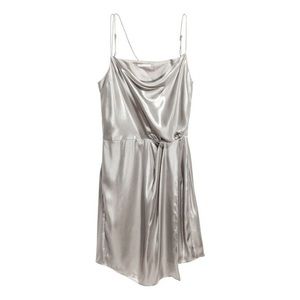 Metallic mini dress